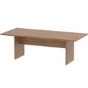 Ver imagem 3 de Mesa de Reunião para Escritório com Painel 8 Lugares Amêndoa