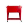 Cooler Antique Vermelho Ferro com Rodízio 77x90x46Cm - 1