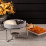 Cj P/Rechaud C/Faca Aço Inox e Base Niquelada 3 Peças Bon Gourmet - 7