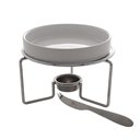 Ver imagem 1 de Cj P/Rechaud C/Faca Aço Inox e Base Niquelada 3 Peças Bon Gourmet