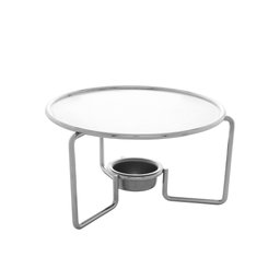 Cj P/Rechaud C/Faca Aço Inox e Base Niquelada 3 Peças Bon Gourmet - 4