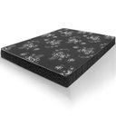 Ver imagem 1 de Colchão Casal Andes Liso Preto Espuma D20 138x188x14cm