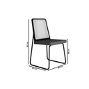 Ver imagem 5 de Cadeira de Cozinha Wood 1751 Kit 6 Uni Rose/linho Areia - Carraro