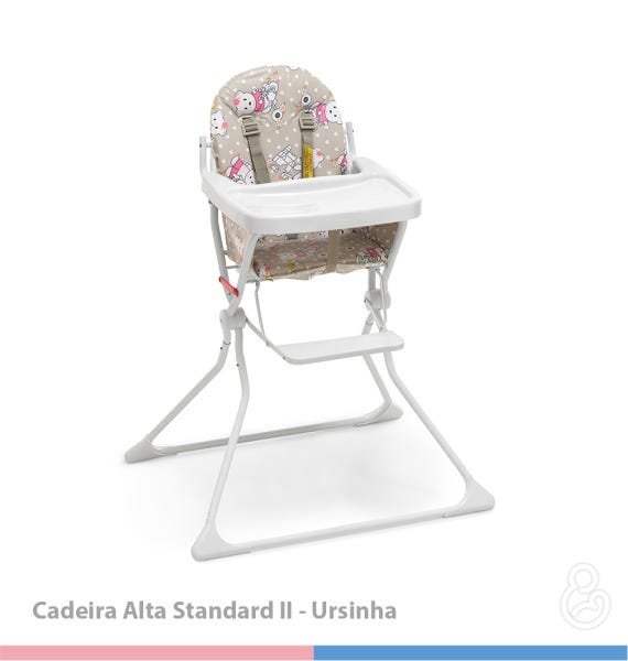 Cadeira de Papá Alta Standard II Ursinha Galzerano