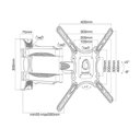 Ver imagem 3 de Suporte Articulado Tv 26 a 65 de Parede Sav-4401 Aquário