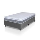 Ver mais imagens de Conjunto Box Cinza Durban Cinza Espuma D28 Solteiro 96x203x57 - King House