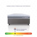 Ver imagem 4 de Conjunto Box Cinza Durban Cinza Espuma D28 Solteiro 96x203x57 - King House