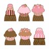 Kit 6 Displays de Mesa e Painel Cupcakes e Bolo Inove Adesivos LT099DP - 3