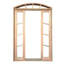 Ver imagem 2 de Porta Balcão de Correr Padrão Cedro Diagonal Arco Bat.14 Cm- 2.35(a)x1.90(l)