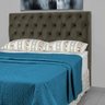 Cabeceira de Cama Box Queen 158 cm Larhome Versalite Suede Veludo Marrom escuro - 1