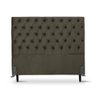 Cabeceira de Cama Box Queen 158 cm Larhome Versalite Suede Veludo Marrom escuro - 2