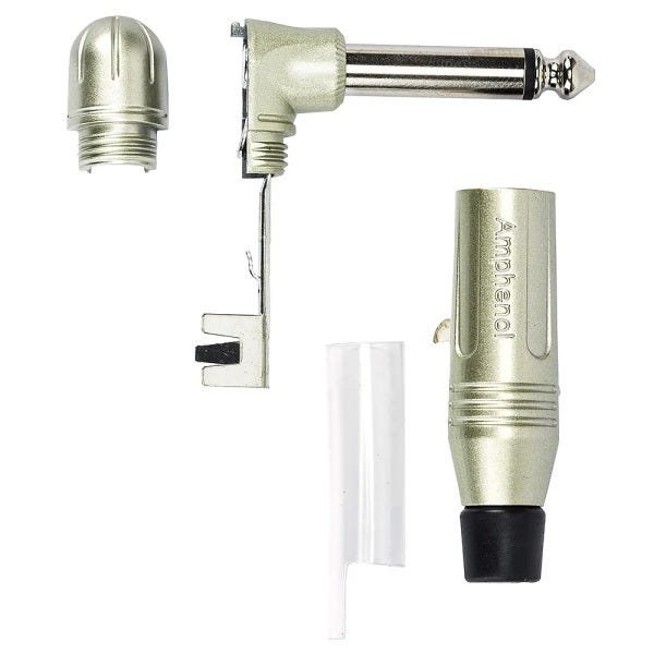 Cabo P10 Macho para P10, L, 90º Graus, Mono - Amphenol 50 CM - 5