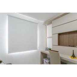 Persiana Rolo Tecido Blackout (1,40 Largura x 1,80 Altura) Branco - Vogaflex - 2