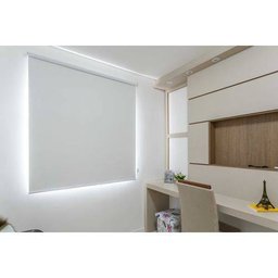 Persiana Rolo Tecido Blackout (2,00 Largura x 1,50 Altura) Branco - Vogaflex - 2