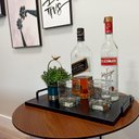 Ver imagem 3 de Bandeja Decorativa De Madeira Para Café Bar Bebidas Cozinha