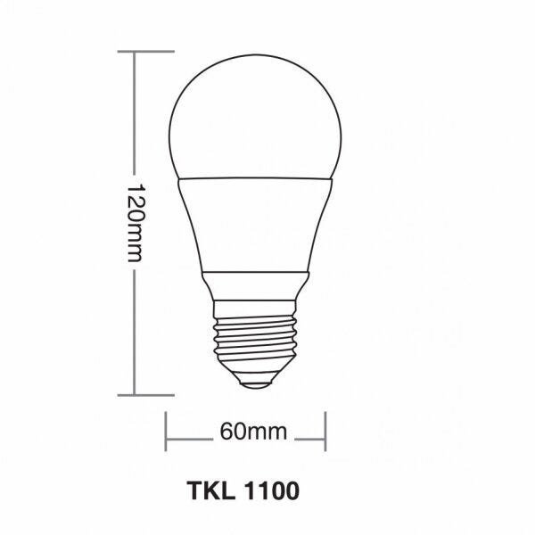 Lâmpada LED 9,9W Taschibra TKL 75 Luz Branca  - 2