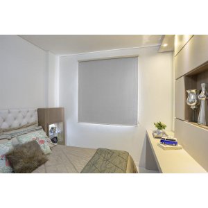 Persiana Rolo Tecido Blackout (1,40Larg. x 1,50Alt.) cinza - Vogaflex