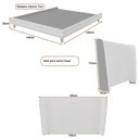 Ver imagem 5 de Cama Japonesa Casal Corea com Cabeceira Madeira Off White Sallar Home