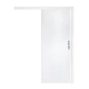 Ver imagem 1 de Kit Porta de Correr Liso Branco Pormade 82x210 - Direita - Paredes de 11,8 cm A 18,8 cm
