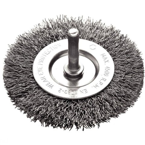 Escova Circular Arame Ondulado com Haste 2x1/4'' Tramontina Pro Tramontina