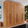 Guarda-roupa Casal 100% Mdf 6 Portas 4 Gavetas Grécia - Mais Móveis Cor Cinamomo - 1