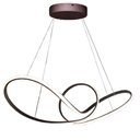 Ver imagem 6 de Lustre Pendente Aneis 3 em 1 Arco Infinito 49w Led Teto Luxo Recepçao