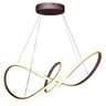 Lustre Pendente Aneis 3 em 1 Arco Infinito 49w Led Teto Luxo Recepçao - 8