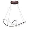 Lustre Pendente Aneis 3 em 1 Arco Infinito 49w Led Teto Luxo Recepçao - 9