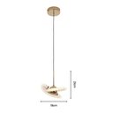 Ver imagem 2 de Lustre Pendente Skylight Venom 4029 Led Bivolt French Gold/transparente