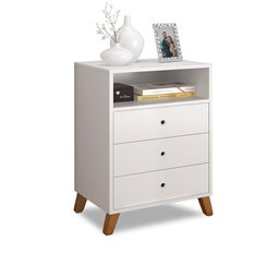 CONJUNTO DE 2 CRIADOS DE CABECEIRAS BRANCO AUSTRIA - 3