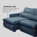 Ver imagem 4 de Sofá Cama Retrátil e Reclinável Tecido Linhão Atenas