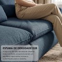 Ver imagem 7 de Sofá Cama Retrátil e Reclinável Tecido Linhão Atenas