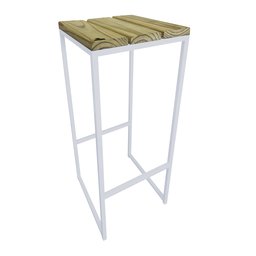 Banqueta G Strassis Design Sd-5041 Branca - 2