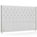 Ver imagem 1 de Cabeceira Cama Box Queen 160cm Estofada Frizza P05 Linho Cinza Claro - Lyam Decor