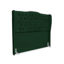 Ver imagem 4 de Kit Cabeceira e Calçadeira Baú Dubai Casal 140 Cm - Veludo Verde