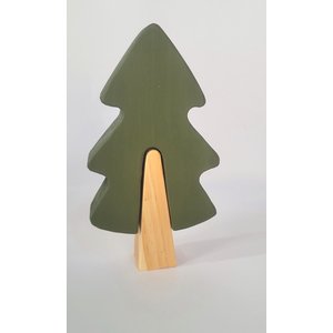 Blocos de Montar Pinheiro de Madeira. Brinquedo Artesanal e Decoração.