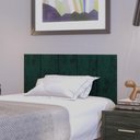 Ver imagem 1 de Cabeceira Modulada Estofada Adesiva Decorativa Solteiro 100cm - Verde