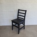 Ver imagem 2 de Kit 4 Cadeiras Estofadas Premium Cor:preto