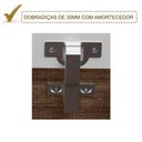 Ver imagem 7 de Conjunto 02 Balcoes Para Banheiro Cj14 Amendoa Carvalho