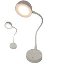 Ver imagem 1 de Luminaria Abajur de Mesa Led 3 Tons Touch Bateria Recarregavel Usb Flexivel Casa Sala Quarto Cabecei