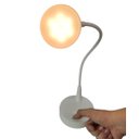 Ver imagem 5 de Luminaria Abajur de Mesa Led 3 Tons Touch Bateria Recarregavel Usb Flexivel Casa Sala Quarto Cabecei