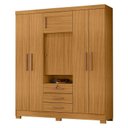 Ver imagem 1 de Guarda Roupa Casal Imperial Carvalho Americano - Incorplac