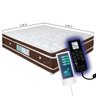 Colchão Casal Vit Quality Magnético Ortopédico , Infra, Massageador, Quântico e Cromoterapia + Ozonio - 1