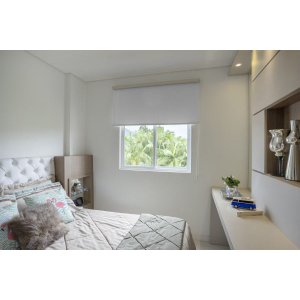 Persiana Rolo Tecido Blackout (1,80Larg. x 1,50Alt.) cinza - Vogaflex