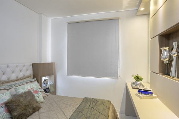Persiana Rolo Tecido Blackout (2,20Larg. x 2,00Alt.) cinza - Vogaflex - 1