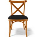 Ver imagem 6 de Kit 08 Cadeiras Para Sala de Jantar e Estar Living Estofada Ávila L02 Suede Preto - Lyam Lyam Decor