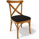 Ver imagem 3 de Kit 08 Cadeiras Para Sala de Jantar e Estar Living Estofada Ávila L02 Suede Preto - Lyam Lyam Decor