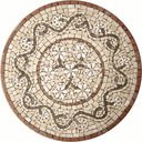 Ver imagem 1 de Mandala Mosaico Floral Rosone Fiorellini Veronesi I 100cm