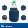 Kit Puff Banqueta Alto Confortável Reforçado Minimalista Roma Suede - 3