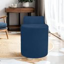 Ver imagem 2 de Kit Puff Banqueta Alto Confortável Reforçado Minimalista Roma Suede
